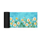 Daffodil on Blue Desk Pad