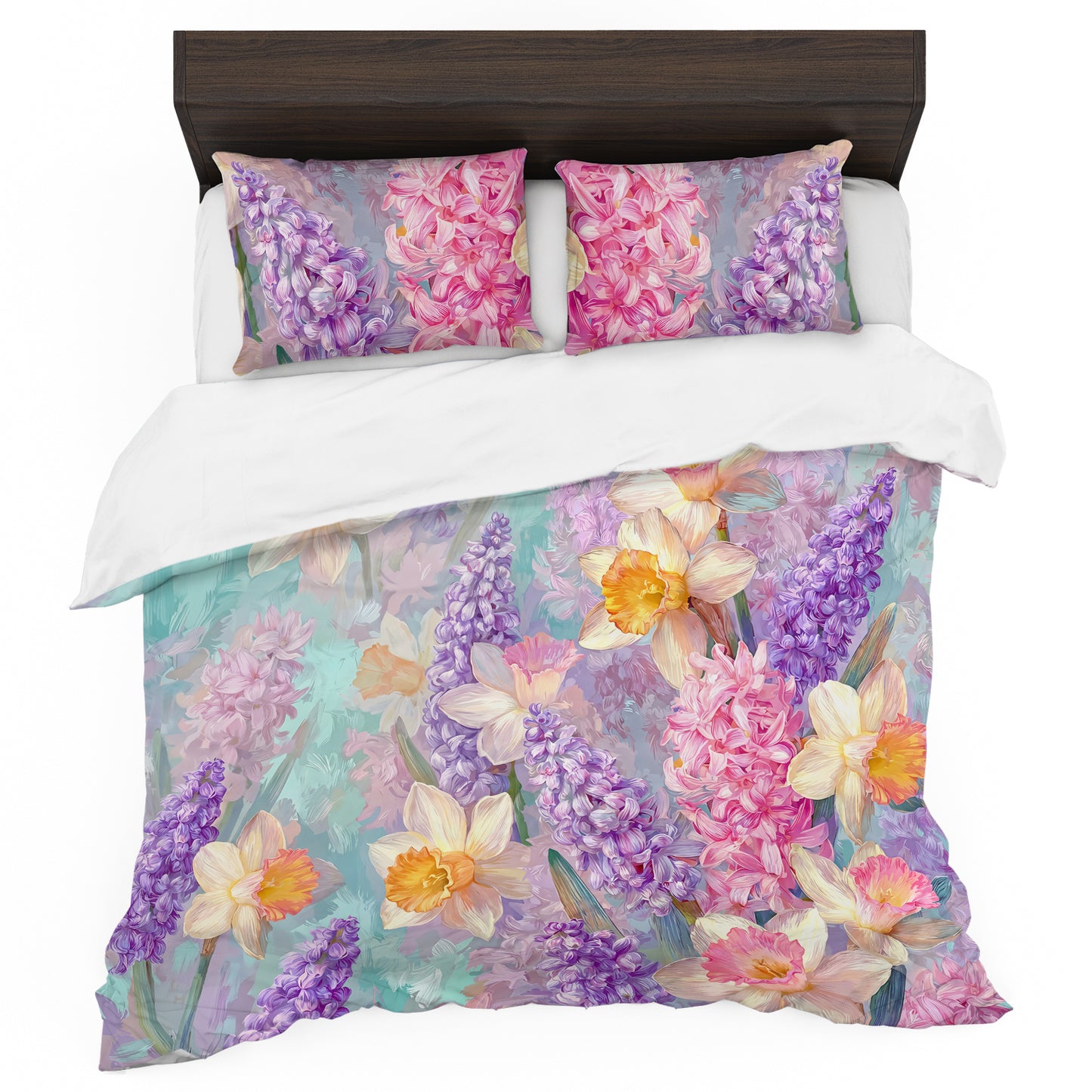 Cloud-Kissed Bouquet Duvet Cover Set