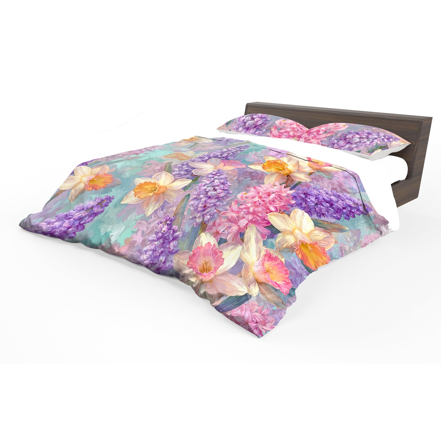 Cloud-Kissed Bouquet Duvet Cover Set