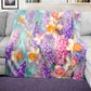 Daffodils in Pastel Mist Light Weight Fleece