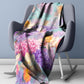 Daffodils in Pastel Mist Light Weight Fleece