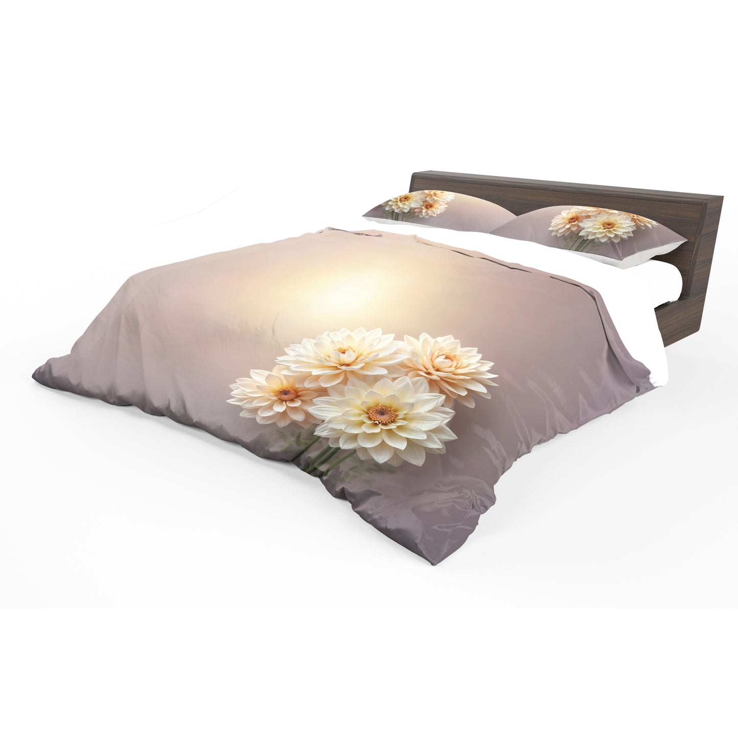Dahlia Bloom Duvet Cover Set