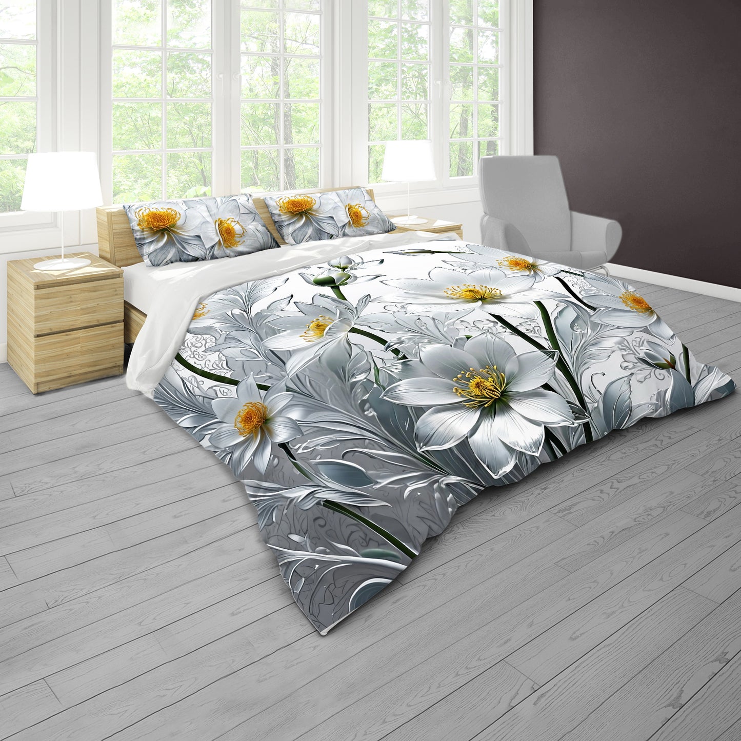 Daisey Lullaby Bloom Duvet Cover Set