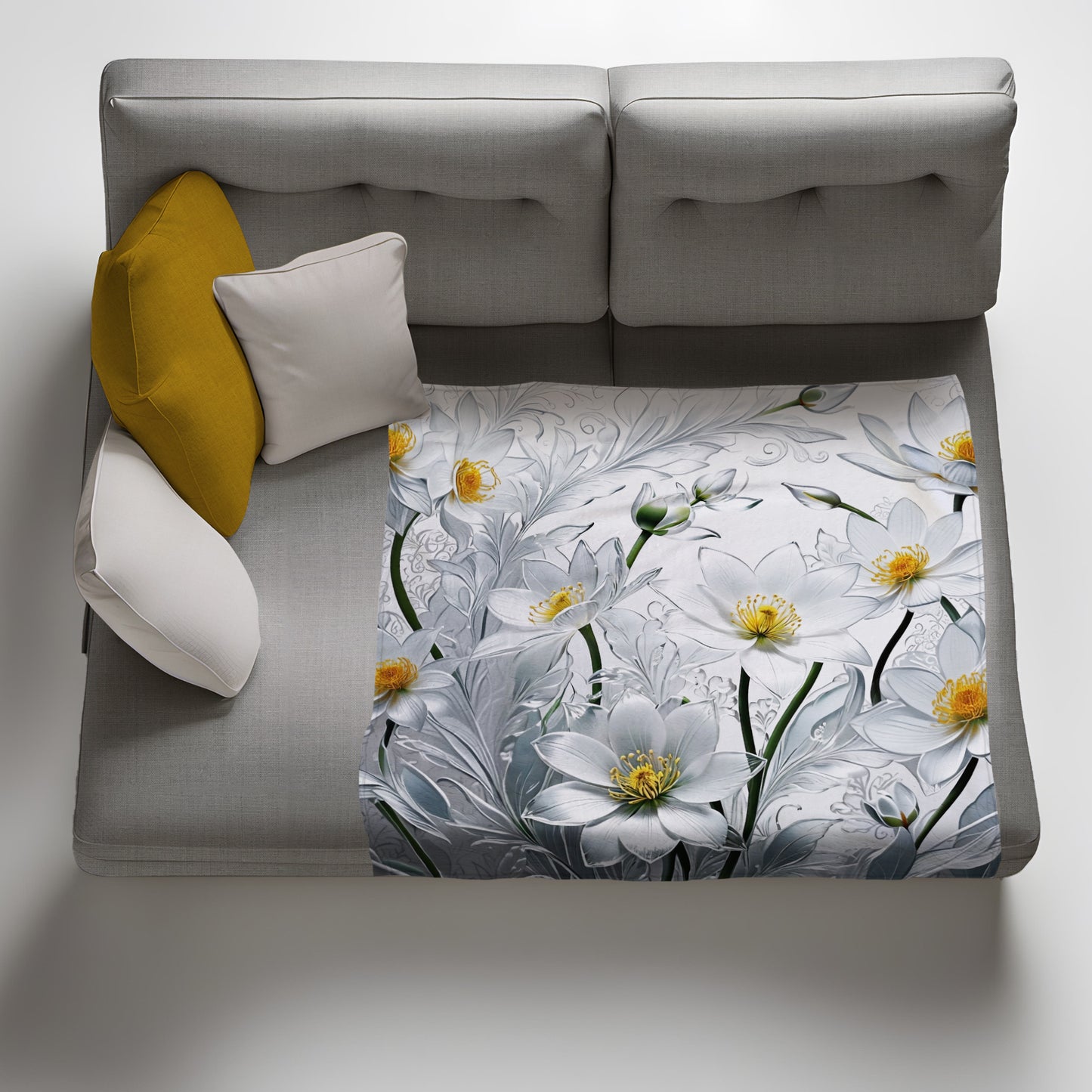 Daisey Lullaby Bloom Light Weight Fleece Blanket