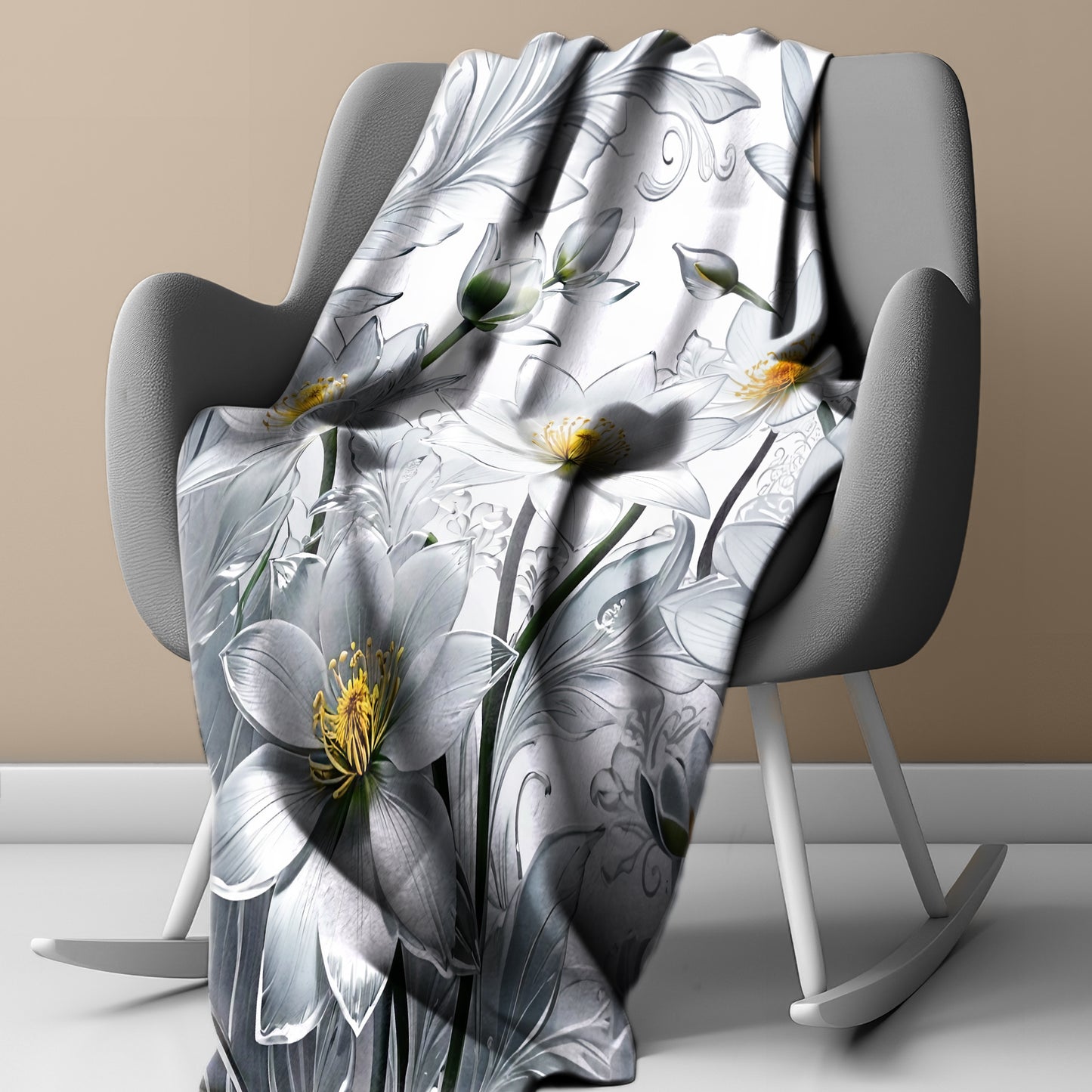 Daisey Lullaby Bloom Light Weight Fleece Blanket