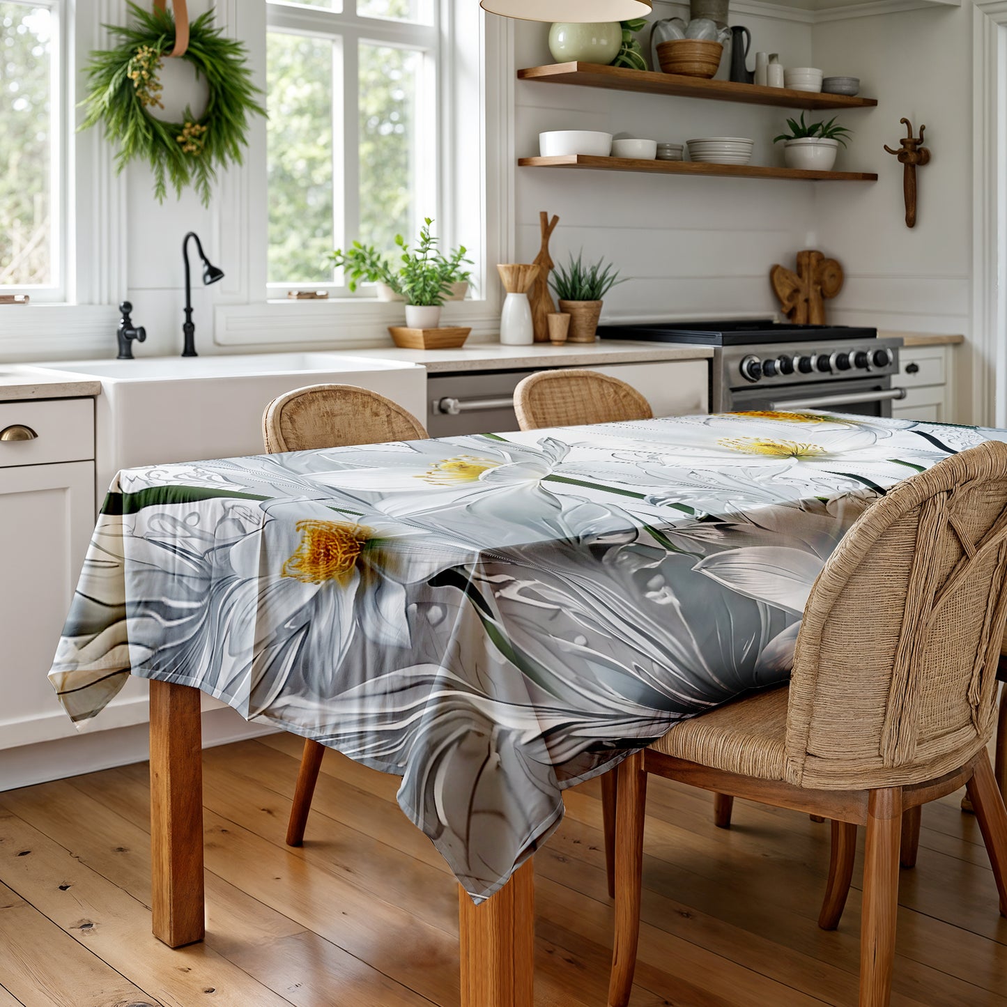 Daisey Lullaby Bloom Rectangle Tablecloth