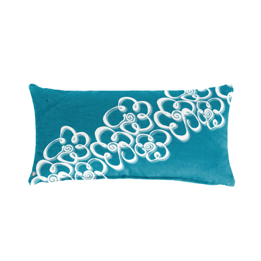 Daisies Bold on Teal By Fifo Oblong Luxury Scatter