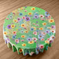 Daisies in the Field Round Tablecloth