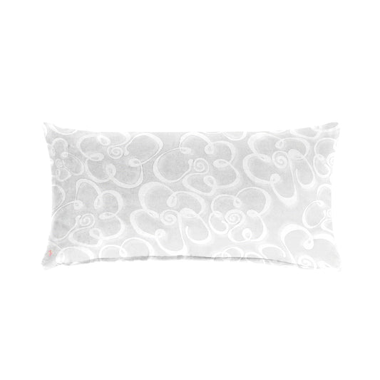 Daisies on Pale Grey By Fifo Oblong Luxury Scatter