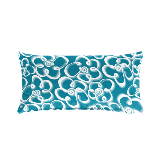 Daisies on Teal By Fifo Oblong Luxury Scatter