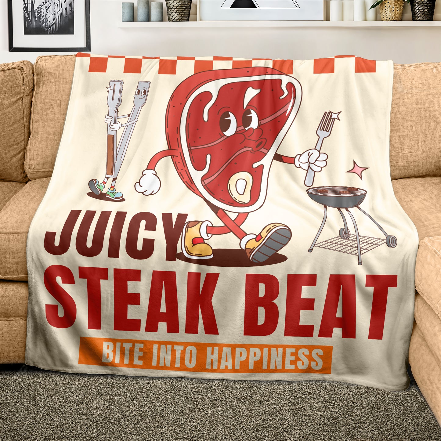 Dance & Braai Light Weight Fleece Blanket