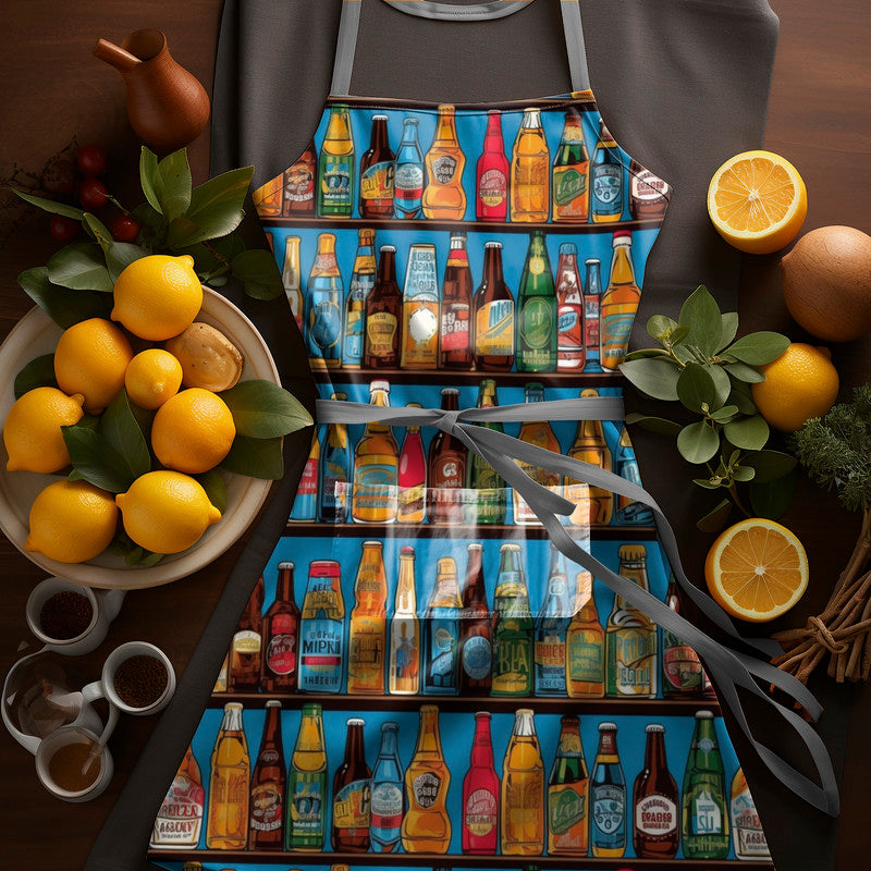Dancing With Bottles Apron