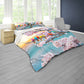 Dancing Feathers Duvet Cover Set