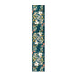 Dark Aqua Flowers Table Runner by Mark van Vuuren