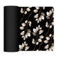 Dark Brown Leaves on Black Placemats by Mark van Vuuren