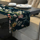 Dark Green Flower Pattern Table Runner by Mark van Vuuren