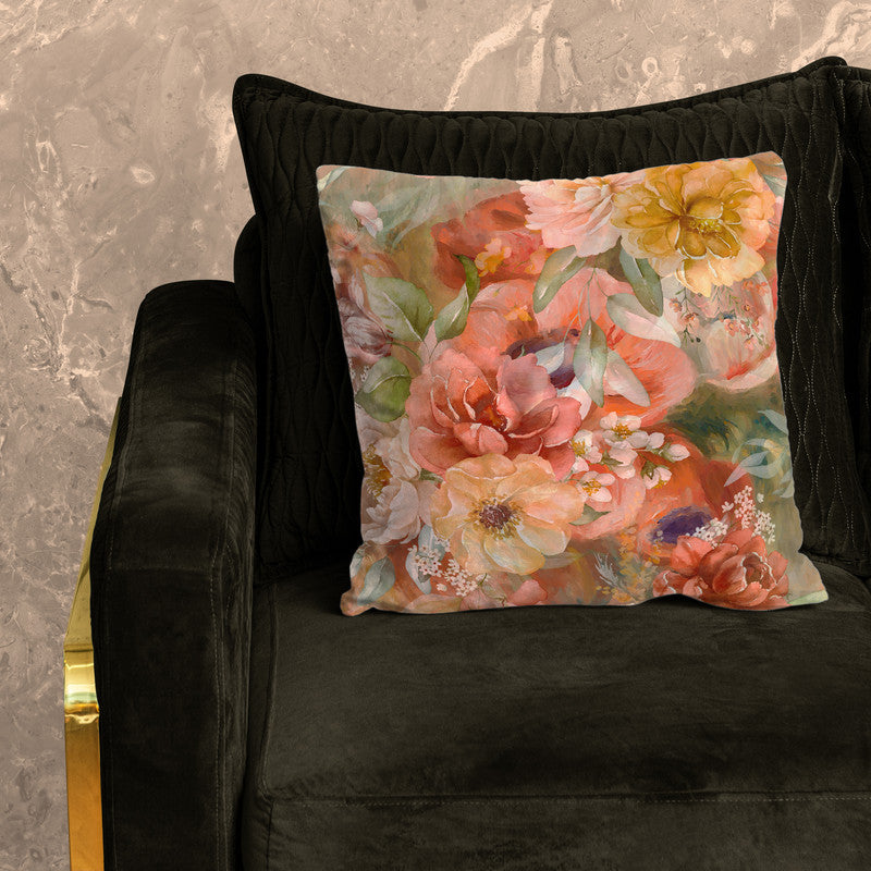 Dark Peach and Yellow Flower Tone Luxury Scatter by Mark van Vuuren