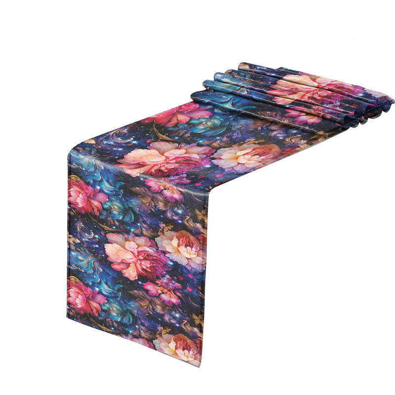 Dark Pink Roses Table Runner