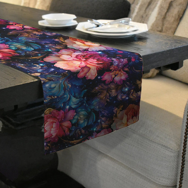 Dark Pink Roses Table Runner