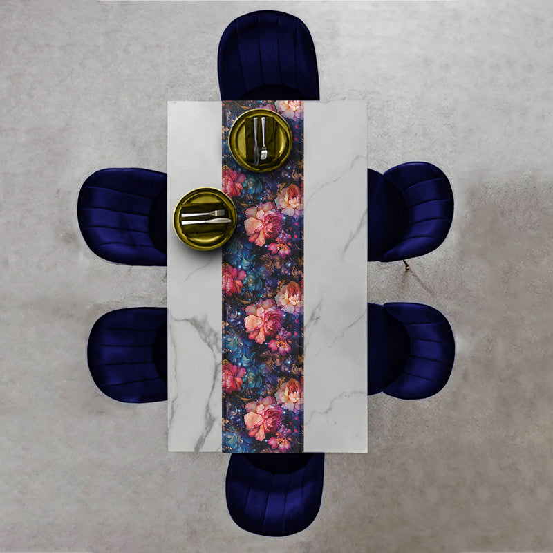 Dark Pink Roses Table Runner