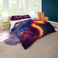 Dark Purple Dragon Duvet Cover Set by Wikus Schalkwyk