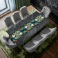 Dark Aqua Flowers Table Runner by Mark van Vuuren