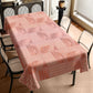 Dark Peach Zigzag Pattern Rectangle Tablecloth