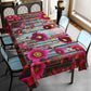 Dark Purple Blooming Daisey Rectangle Tablecloth