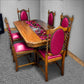 Dark Purple Blooming Daisy 160cm Table Runner