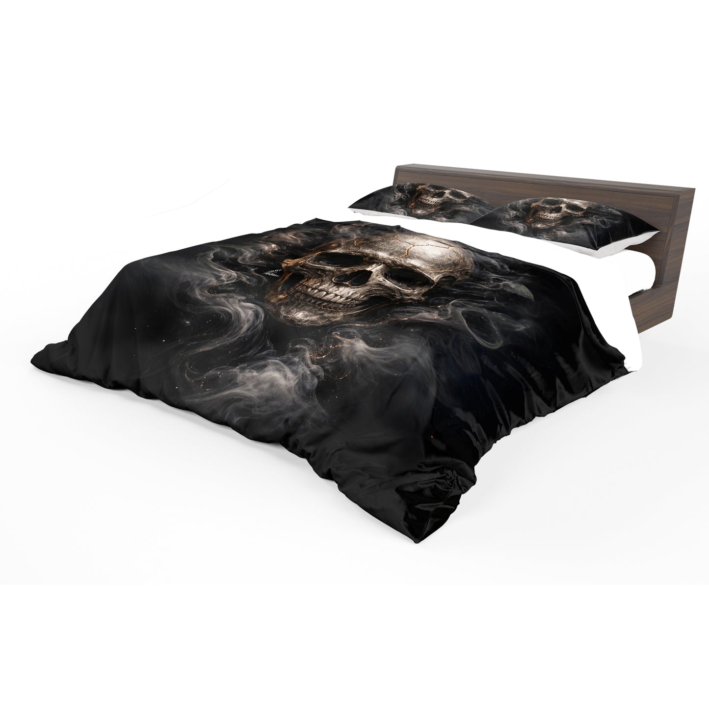 Dark Skull Duvet Cover Set by Nathan Pieterse