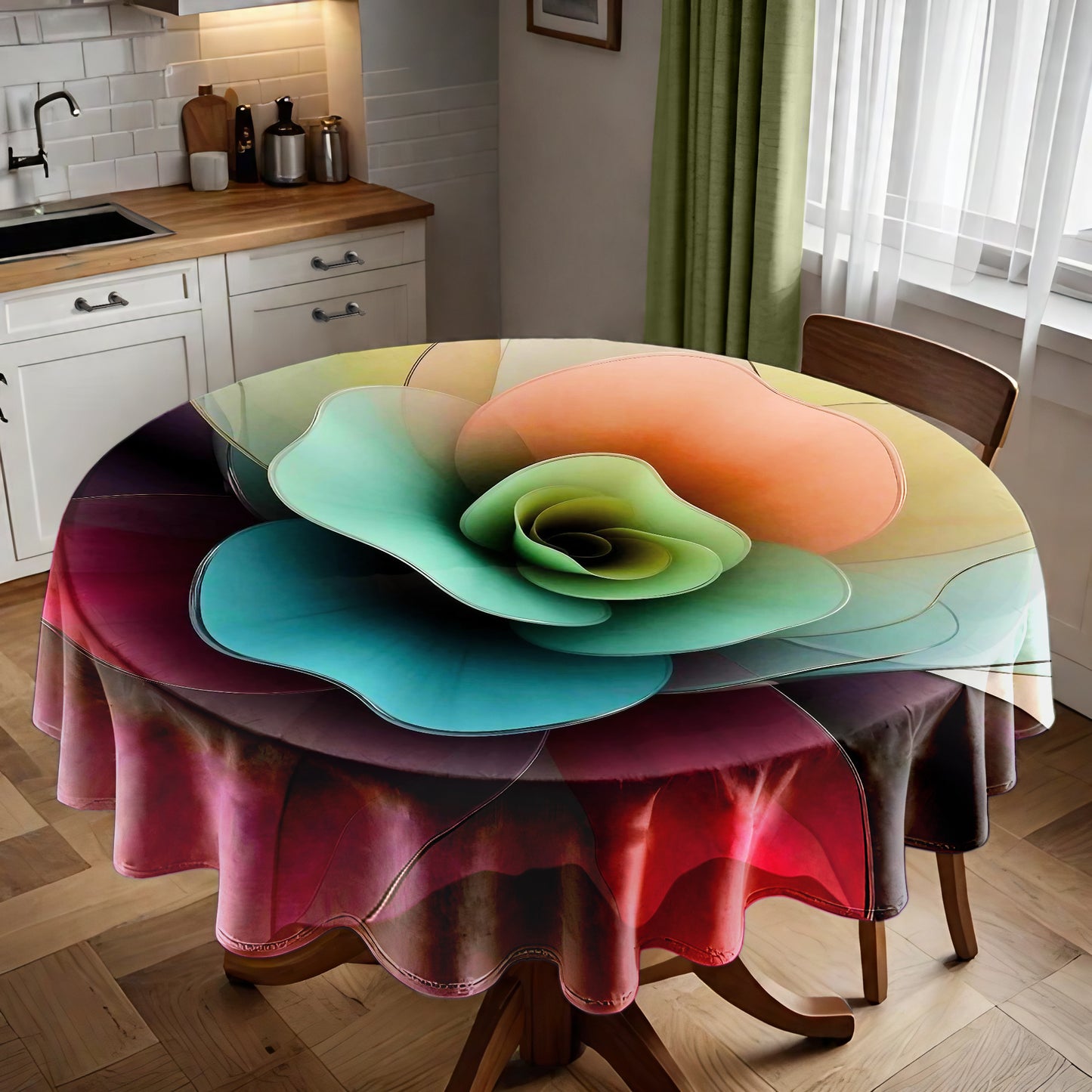Darker Shades Round Tableclolth