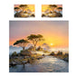 Dawn In The Savanna Duvet Cover Set