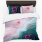 Dawn and Dusk Roses Duvet Cover Set