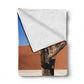 Sossusvlei Trees Desert Namibia Light Weight Fleece Blanket By Fanie Heymans