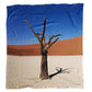Sossusvlei Trees Desert Namibia Light Weight Fleece Blanket By Fanie Heymans