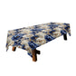 Decorative Blue Rose Pattern 3m Rectangle Tablecloth