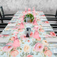 Decorative Rose Pattern 3m Rectangle Tablecloth