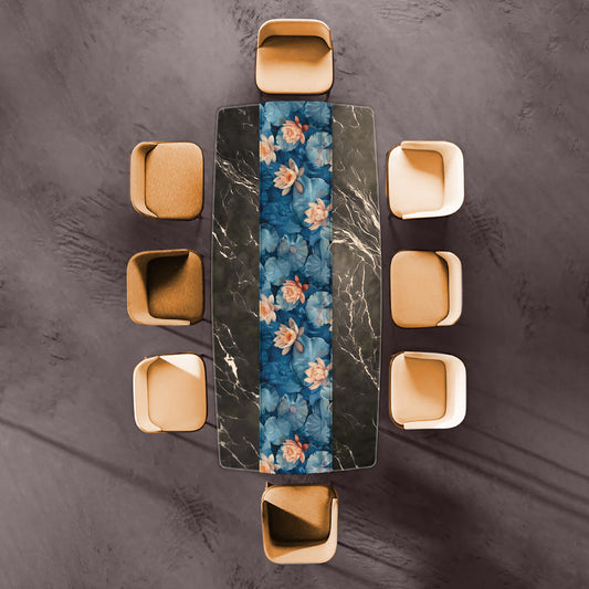 Deep Blue Table Runner
