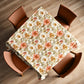 Deep Cream Square Tablecloth