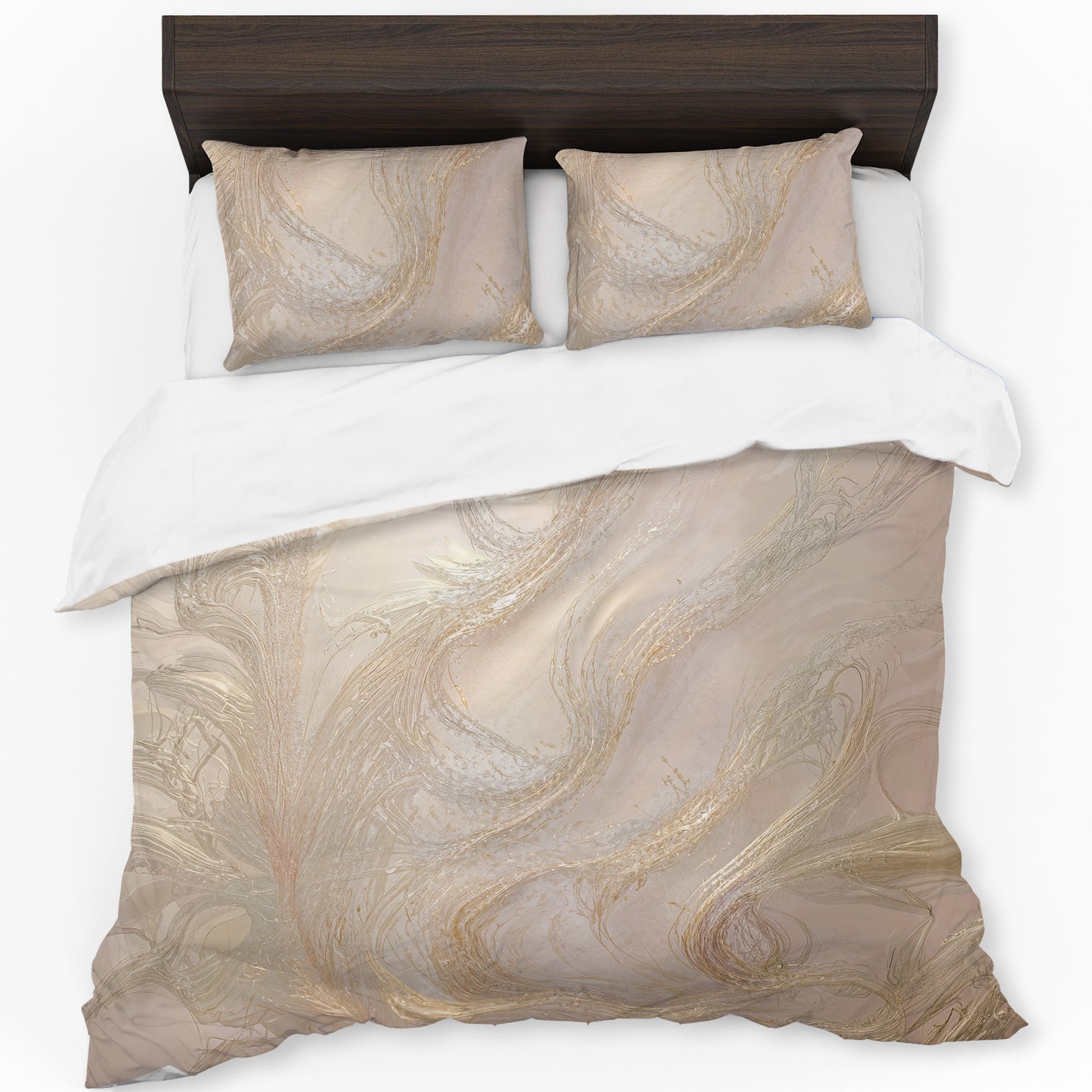 Deep Beige Duvet Cover Set