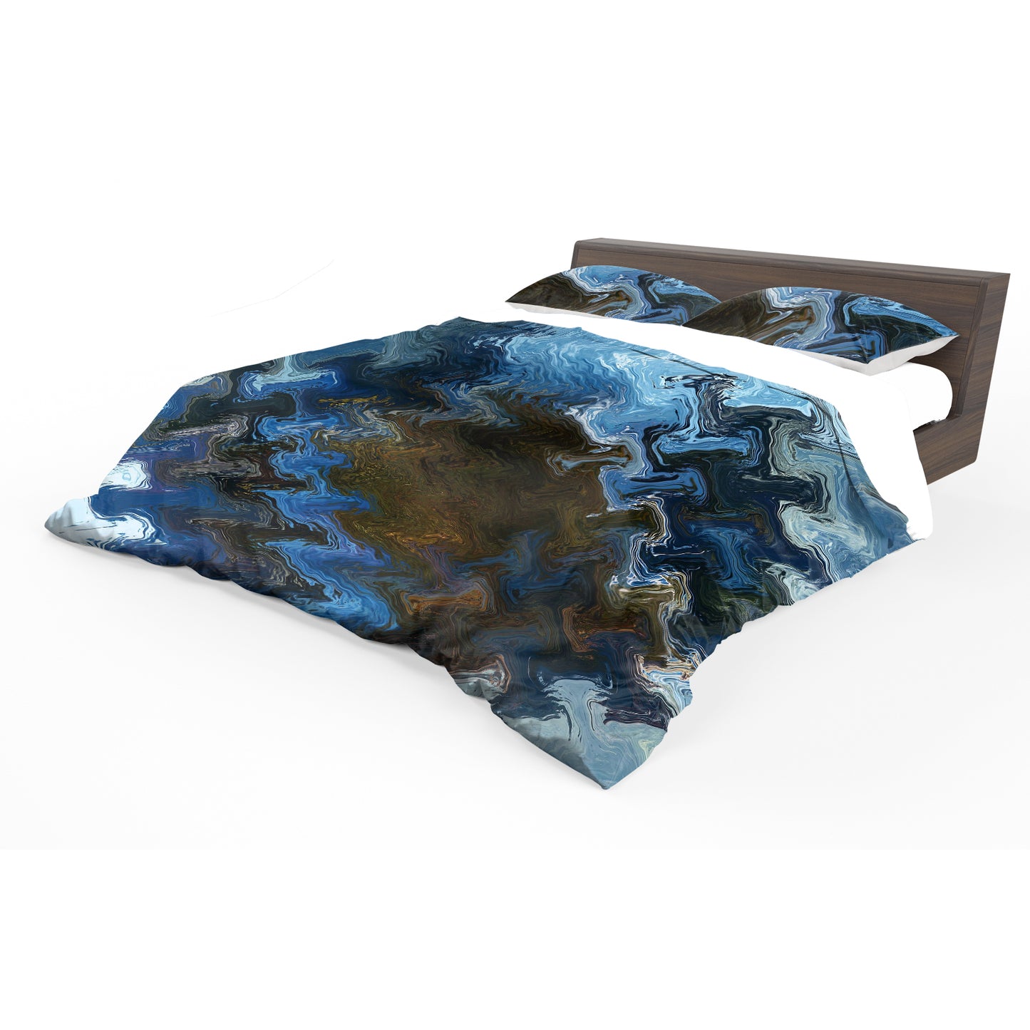 Deep Blue Duvet Cover Set