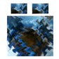 Deep Blue Duvet Cover Set