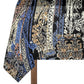 Deep Blue and Yellow Patterns 3m Rectangle Tablecloth