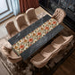 Deep Cream Peonies Table Runner