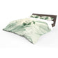 Deep Green Leaves Duvet Cover Set