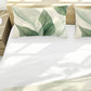 Deep Green Leaves Duvet Cover Set