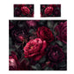 Deep Red Roses Duvet Cover Set by Wikus Schalkwyk