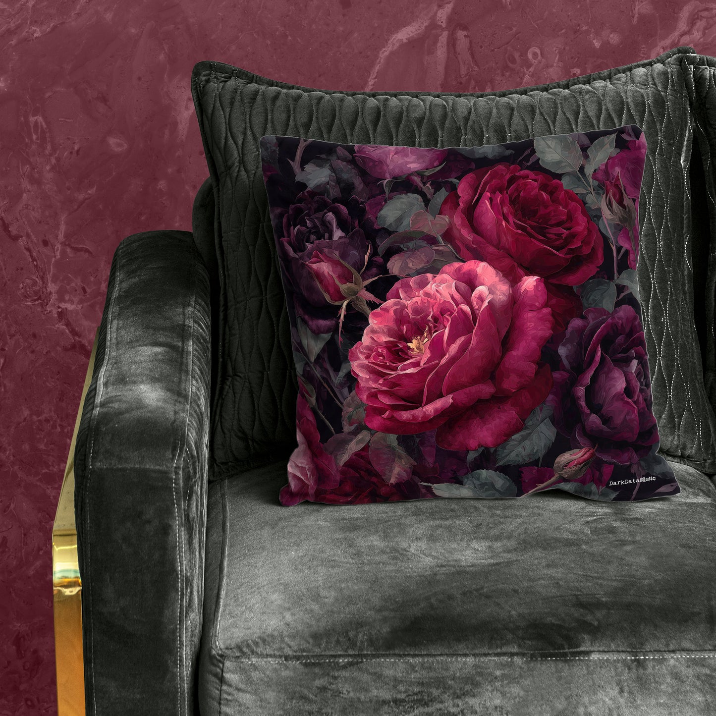 Deep Red Roses Luxury Scatter by Wikus Schalkwyk
