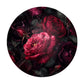 Deep Red Roses Round Tablecloth by Wikus Schalkwyk