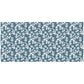 Deep Sage Green with White Floral Pattern 3m Rectangle Tablecloth